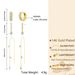 Women’s Jewelry Set Fashion Brass Real Gold Electroplating Inlaid Zircon Fashionable Four Pointed Star Pendant Earrings Ladies Three Piece Set_ipsvogv.com