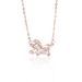 Beimu Pure Necklace, Women's Timeless Summer Accessories, Light Luxury, Niche Unicorn Pendant, Silver Jewelry_ipsvogv.com