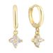 Retro Geometric Earrings For Women Square Pendant Zircon Diamond Earrings For Women Long Hollow Circle Pendant Earrings_ipsvogv.com