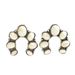 Popular Bohemian Style Women's Earrings Personalized Retro Gemstone U Shaped Earrings Versatile High End_ipsvogv.com