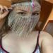Headwear, hair accessories, shiny rhinestones, Halloween masks, exotic makeup, masquerade accessories_ipsvogv.com