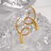 Unisex Fashionable Niche INS Retro Line Earrings Light Luxury Fashion Jewelry_ipsvogv.com