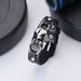 Personalized PU Punk Skull Men's Leather Bracelet_ipsvogv.com