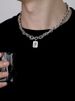 Gift niche high-end necklace men's trendy brand accessories personalized high street temperament collarbone chain_ipsvogv.com
