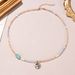 New Chinese Flower Necklace Monet Garden Oil Painting Series Niche High Grade Pearl Baroque Necklace Women_ipsvogv.com