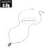 Korean Version Of Personalized Fashionable And Elegant, Angel Tears, Purple Pendant, Necklace, Accessory_ipsvogv.com