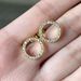 Cao Shi Korean version ins cool Earrings temperament hollow circle Zircon Earrings Fashion full diamond earrings_ipsvogv.com