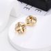 Women's Jewelry Earrings Silver Needle Twisted Stripes Metallic Personality Fashion Exaggerated High End Earrings_ipsvogv.com