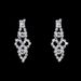 LACE LUXE 602 - Diamond Lace Jewelry Set (Bridal Necklace & Earrings, Fashion Wedding Accessories)_ipsvogv.com