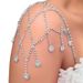 Fashion new full diamond tassel shoulder chain fashion bridal wedding rhinestone accessories shoulder chain_ipsvogv.com
