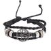Multiple Sets Of Alloy Accessories Handwoven DIY Men's Simple Street Fashion Leather Bracelets_ipsvogv.com