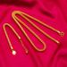 Vietnamese Shakin Chopin Chain Men's Rope Necklace Brass Gold Plated Jewelry Great Appearance_ipsvogv.com