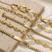 trendy gold stainless steel bracelet female ins fashion new style stacking matching hand jewelry_ipsvogv.com