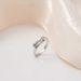 Silver plated sterling silver English love ring satisfy me enough ring female simple silver plated love ring_ipsvogv.com