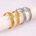 Wemen's Jewelry Multi Layer Stacked Zircon Bracelet Fashionable Titanium Steel Gold Plated Open Bracelet_ipsvogv.com