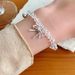 Bow Transparent Crystal Bead For Women With A Sense Of Luxury, Elegance, Fashion Temperament, Trendy And Versatile_ipsvogv.com