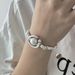 Handmade Irregular Broken Silver Half Moon Pearl Patchwork Necklace For Women, Featuring High-end And Versatile_ipsvogv.com