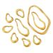 Stainless Steel Creative Elliptical Geometry Twisted Hydraulic And Earrings DIY Handmade Jewelry Accessories_ipsvogv.com