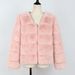 Women's Clothing warm plush coat fur coat jacket_ipsvogv.com