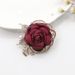 New Korean version fabric rose flower fashionable and versatile brooch, brooch temperament accessory_ipsvogv.com