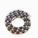 Hip Hop 5mm Single Row Inlaid Rhinestone Black And White Diamond Blue Tennis Chain_ipsvogv.com