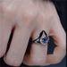 Mech Blue Zircon Exquisite, Fashionable, Versatile, Elegant, Personalized, High End, Unique Design, Men's Ring Jewelry_ipsvogv.com