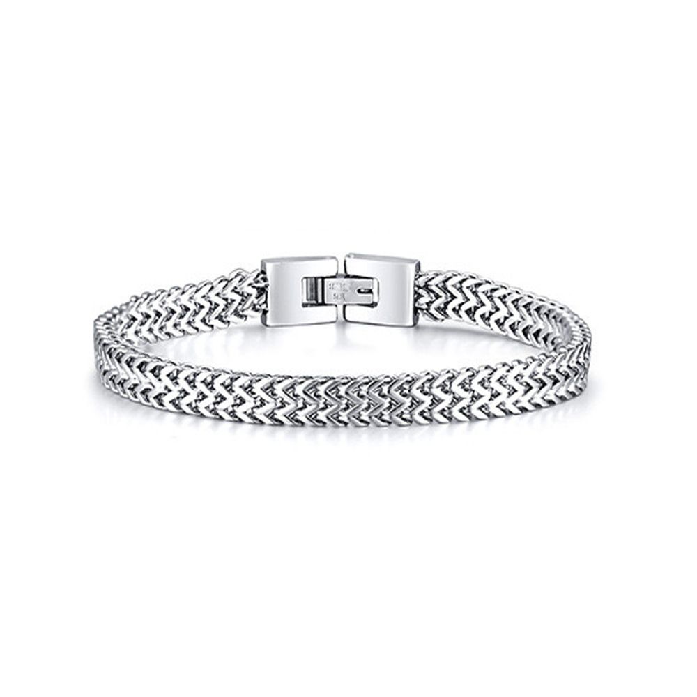 New Jewelry Men's Titanium Steel Bracelet Popular Stainless Steel Hand Jewelry Bracelet Men's Versatile Accessories_ipsvogv.com