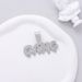 Hip Hop GANG Pendant Street Personality Design Letter Cuban Chain Jewelry_ipsvogv.com