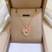 Butterfly 【 】 Knot Love Zircon Light Luxury Charm Gorgeous Full Diamond Necklace Women's Versatile Clavicle Titanium 【 】_ipsvogv.com