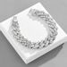 Niche design hip hop full diamond Cuban chain men 16mm hip hop hiphop accessories_ipsvogv.com