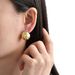 Women’s Jewelry Set Fashion Exquisite Retro Irregular Geometric Zircon Earrings For Women Niche Personality Copper Plated Real Gold Earrings_ipsvogv.com