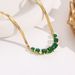 Titanium steel, zircon, personalized collarbone chain, non fading necklace, women's high-end feeling, light luxury,_ipsvogv.com