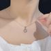 bius ! M Ö Zircon Necklace, Female Ins Style, Niche, Exquisite, Simple, Versatile, High-end Pendant, Temperament,_ipsvogv.com
