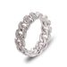 Full Diamond Fashion Light Luxury Cuban Chain Ins Style Hip Hop Trendy Punk Couple Ring_ipsvogv.com