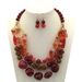 Jewelry Necklaces Exaggerated Two Color Beaded Multi Layer Clavicle Chain_ipsvogv.com