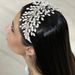 Bridal Headband Handmade Rhinestone Headband Super Shiny Wedding Party Performance Hair Crown Modeling Accessories_ipsvogv.com