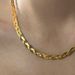 Fashionable Electroplated Titanium Steel Three-layer Braided Blade Chain Necklace_ipsvogv.com