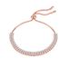 Fashion Exquisite And Elegant Bracelet Jewelry Copper Plated Gold Double Row Diamond Ladies Bracelet Girlfriend Bestie Gift_ipsvogv.com