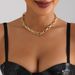 Cold Wind 0 Character Chain Hollow Simple Neck Chain Female Hip Hop OT Buckle Niche Necklace_ipsvogv.com