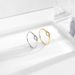 High Quality Titanium Steel Material, Genuine Gold Electroplating, Minimalist And Fashionable Knotted Peach Heart Ring_ipsvogv.com