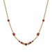 Women's Jewelry Fashion Retro INS Style Natural Stone Pendant Clavicle Necklace K Gold Plated Multi Layer Stacked Titanium Steel Necklace_ipsvogv.com