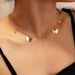 best selling products ins style simple metal butterfly tassel pendant women's clavicle pendant necklace_ipsvogv.com