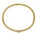 Men's Jewelry Zircon Buckle Titanium Steel Stainless Steel Jewelry Cuban Chain Men's Hip Hop Necklace Plated With 14k Gold_ipsvogv.com