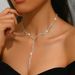Diamond Short Necklace - Elegant & Versatile Clavicle Chain For Women_ipsvogv.com