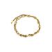 【 Full body titanium steel 】 Dongdaemun's personality is extremely simple, with vintage chain bracelet and a female_ipsvogv.com