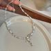 French Bowknot Ribbon Necklace For Women, Niche Design, Ballet Style Clavicle Chain, Light Luxury, High-end Sweet_ipsvogv.com
