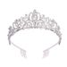 Crystal Diamond Bridal Wedding Hair Crown Birthday Headdress Hair Accessories Ball Crown Car Show Performance Headband_ipsvogv.com
