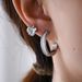 New Instagram Style Flash Diamond Cool Wind Tassel Wave Earrings Pendant Jewelry_ipsvogv.com