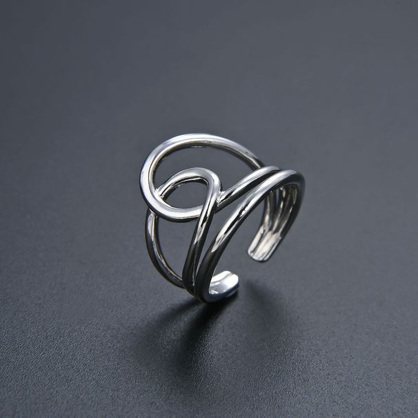 Color Preserving Personality Multi Layer Irregular Ring Opening Adjustable Unisex Hand Jewelry Net Celebrity_ipsvogv.com