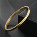 Live Hot Titanium Steel Gold Plated Bracelet Men Simple Couple Stainless Steel Anti Fading Bracelet Trendy Jewelry_ipsvogv.com
